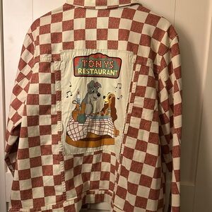 Disney Red and White Checkered Dog Jacket
